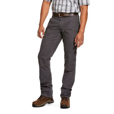 Ariat Work: Rebar M4 Low Rise DuraStretch Made Tough Double Front Stackable Straight Leg Pantalones